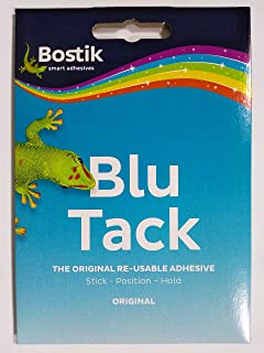 Bostik Blu-tack Original Mastic Putty Adhesive Non-toxic Blue 60g Ref 801103