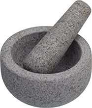 MasterClass MCGMP Granite Pestle and Mortar, 12 x 9 cm (4.5" x 3.5") - Grey