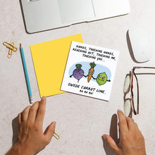 Huxters Funny Birthday Card  Swede Carrot Lime - Happy Birthday Card for her  gifts from women - Friend Birthday Card  Gift card  Funny Card for him men  Funny Card for Mum 14.8cm square