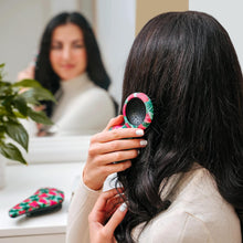Standelli Professional Hair Care  Watermelon Hair Brush Gift Set for Women and Teenage Girls with a Detangler Hair Brush & a Mini Folding Brush with Mirror
