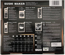 Seba Garden SUKOYAKA Sushi Making Kit- 9-Piece Complete Sushi Set, Ideal for Trying or as a Gift - Multi Language to do Guide