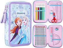 Disney Frozen 2 Pencil Case for Girls, Filled Pencil Cases with Frozen Stationary Supplies, Disney Gifts for Girls