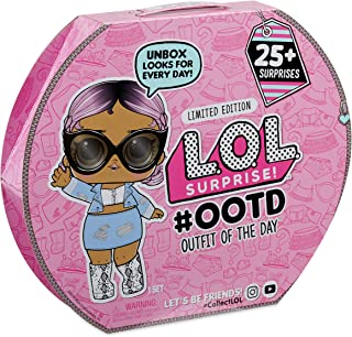 L.O.L. Surprise! 576037EUC LOL 2021 OOTD Advent Calendar-with Limited Edition Doll Jet Set Q.T. -UNbox 25+ Surprises Including Outfits, Shoes, & Accessories-Collectable-Gift for Girls & Boys Ages 4+