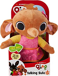 Bing 539 3515 Huggable Talking Sula Soft Toy, Multicolor