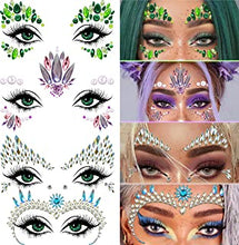 Face Gems 4 PCs Festival Face Body Gems Festival Accessories (UK Company)