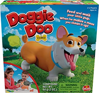 Goliath Games,Mixed,919450 Doggie Doo Corgi Game - Unpredictable Action - Feed The Doggie and Collect His Doo to Win