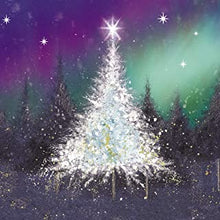 Pack of 6 Charity Christmas Cards (MED-CHMT0040) - Norweigan Woods, Stunning Tree in the Forest - 6 Artistic Christmas Cards From Medici - Sold in Aid of Marie Curie