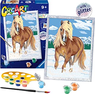 Ravensburger CreArt The Royal Horse Paint By Numbers for Children - Painting Arts and Crafts Kits for Ages 9 Years Up