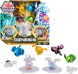 BAKUGAN Evolutions, Genesis Collection Pack, Includes NEW Light Up, Kids’ Toys for Boys Aged 6+, AS SEEN ON ROBLOX, NETFLIX and POP TV