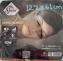 Supreme comfort electric heated blanket underblanket, Machine washable, heat control & overheat protection (SINGLE)