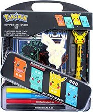 Pokemon Large Stationery Set | New Retro Design | Pencil Set | Colouring Set | Boys Gifts | Girls Gifts | Pokemon Stationery Set | School Supplies | Pokemon Accessories