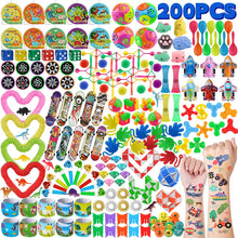 nicknack Kids Party Bag Fillers for Kids Unisex, 200PCS Assorted Toys for Boys & Girls Goodie Bag Fillers, Birthday Party Favours Game Prizes Pinata Stocking Fillers