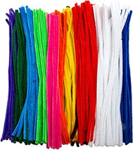 360 x Long Pipe Cleaners for Crafts - Jumbo Pack in 10 Assorted Colors - Includes 60 Fluorescent Colors - Chenille Stems