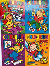 12 x Mini Assorted Colouring Activity Books Boys Girls A6 Party Bag Fillers