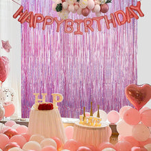 Pink Tinsel Curtain Party Backdrop - GREATRIL Glitter Foil Fringe Curtain  Lilac Pink Party Decor Streamers for Birthday Girl Princess Bachelorette  Euphoria Theme Party Decorations - 2 Packs