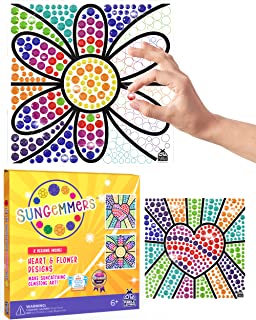 SUNGEMMERS Suncatcher Craft Kits for Kids - Unique Presents for Girl Age 6 + & Birthday Gifts for Girls 7 8 9 10 11 12 Year Old - Fun Arts and Crafts Activity for Children & Diamond Art for Kids