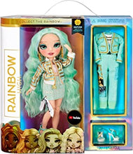 Rainbow High 575764EUC Fashion Collectable Toy for Kids-with 2 Outfits to Mix & Match and Doll Accessories-Gift for Children, Ages 6-12 Years Old, Daphne Minto-Mint (Light Green)