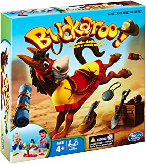 Hasbro 48380 48380-Hasbro Buckaroo-Saddle Stacking Classic Family Dexterity Game