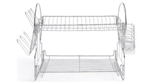 Home 2 Tier Wire Dish Drainer - Silver