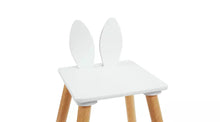 Liberty House Kids Toys Bunny Wood Table & 2 Chairs - White