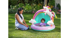 Chad Valley 3.9ft Unicorn Baby Paddling Pool - 28L