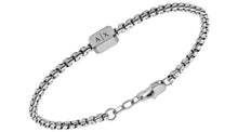 Armani Exchange Men's Silver Stainless Steel Chain Bracelet