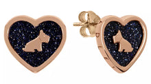 Radley 18ct Rose Gold Plated Sterling Silver Heart Earrings