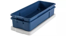 Home 2 x 45L Wheeled Underbed Storage Boxes - Blue