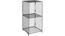 Home  2 Tier Wire Metal Tower - Black