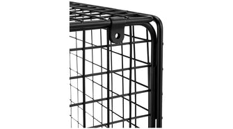 Home  2 Tier Wire Metal Tower - Black