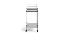 Habitat Monroe Drinks Trolley - Black