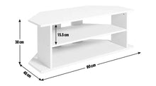 Corner TV Unit - White