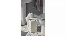 Habitat Tongue Groove Toilet Roll Store - White