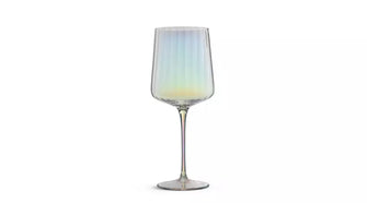 Habitat Iridescent Flute Wine Glass-Set of 4