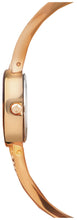 Accurist Ladies Rose Gold Braclet Earrings Watch Set