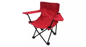 Pro Action Polyester Kids Folding Camping Chair - Red