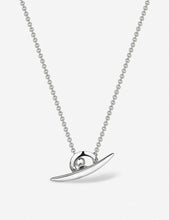 Arc T-Bar sterling silver necklace