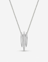 Triple Arc sterling silver necklace