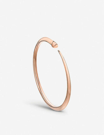 Tusk Sabre rose-gold vermeil bangle