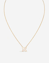 Jeux de Liens 18ct rose-gold, diamond and mother-of-pearl necklace
