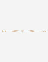 Jeux de Liens 18ct rose-gold, diamond and mother-of-pearl bracelet