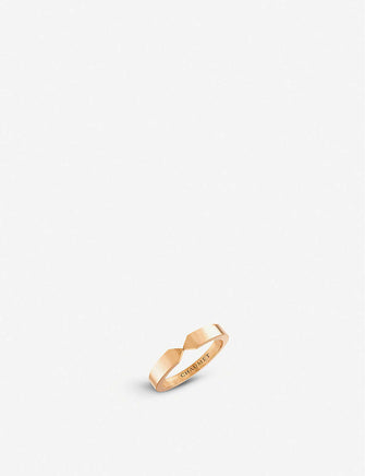 Plume 18ct rose-gold wedding band