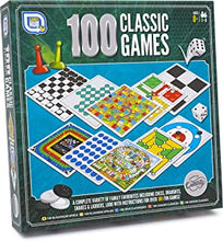 100 Classic Games Compendium - A Collection of Classic Family Board Games - Includes Chess, Draughts and Ludo