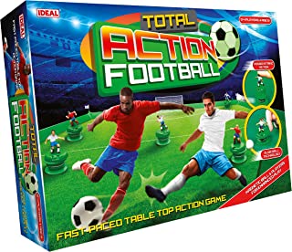 IDEAL | Total Action Football: Fast paced table top football action game! | Family Games | For 2-4 Players | Ages 6+