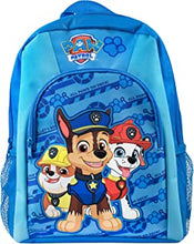 Paw Patrol Boys Backpack Chase Marshal Rubble Blue One Size