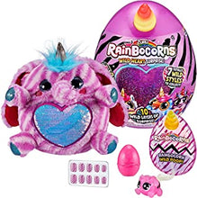 Rainbocorns Wild Heart Surprise Elephantcorn - 28 cm, Collectible Plush Stuffed Animal - 10 Layers of Surprises, Nail Stickers, Sparkle Sequin Heart, Ages 3+ (Elephant)