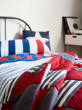 little home at John Lewis Patchwork Stars Quilted Bedspread, Multi