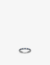 Etincelle de Cartier diamond and sapphire wedding band 2.6MM