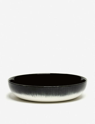 Ann Demeulemeester x Serax Dé variation B porcelain deep plate 18.5cm