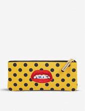 Seletti wears Toiletpaper Sh*t-print faux-leather pencil case